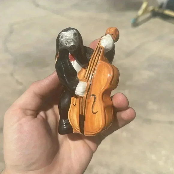 C.I. ORCHESTRA SALT PEPPER SHAKERS MUSICAL INSTRUMENTS - Picture 2 of 16